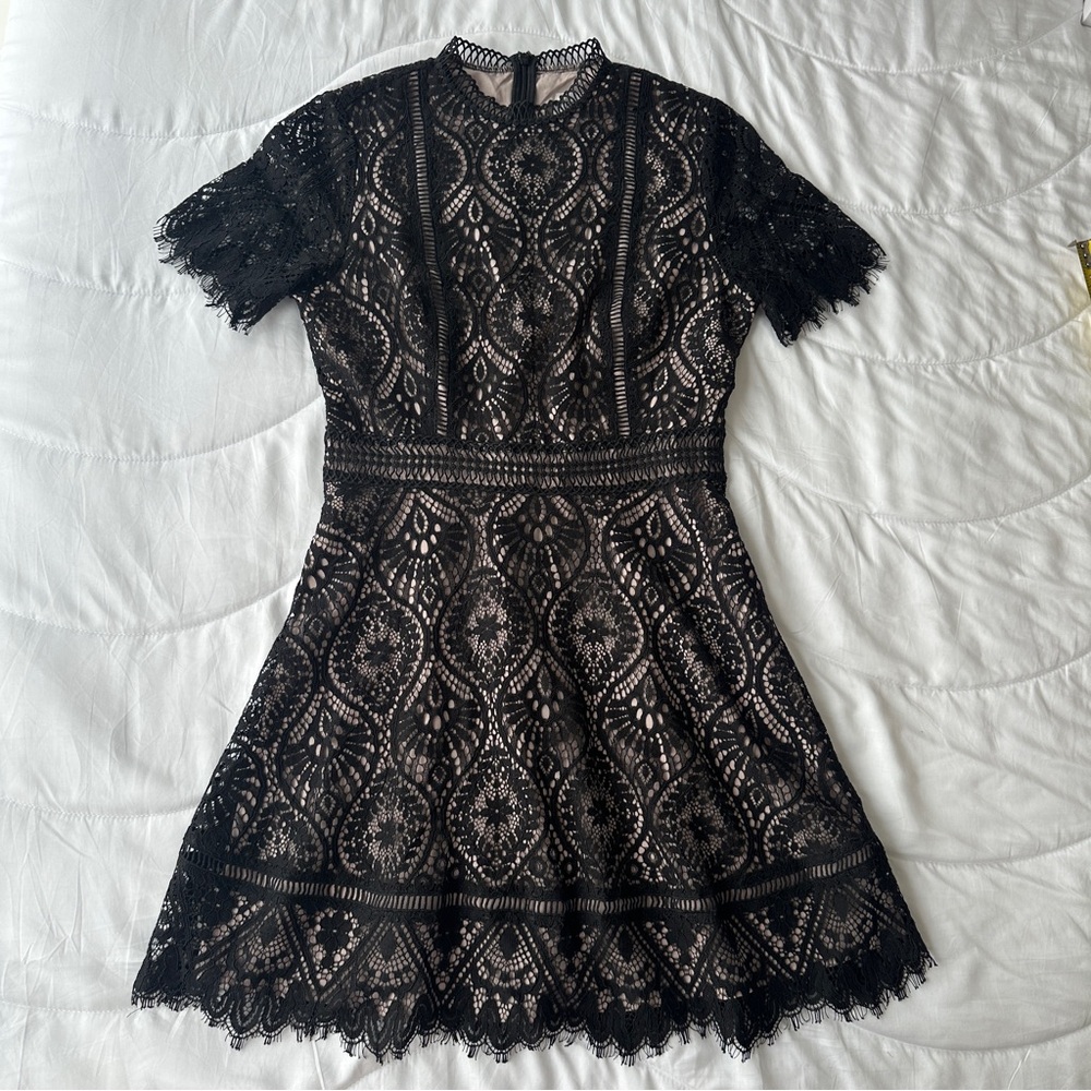 BB Dakota Black Lace Dress
